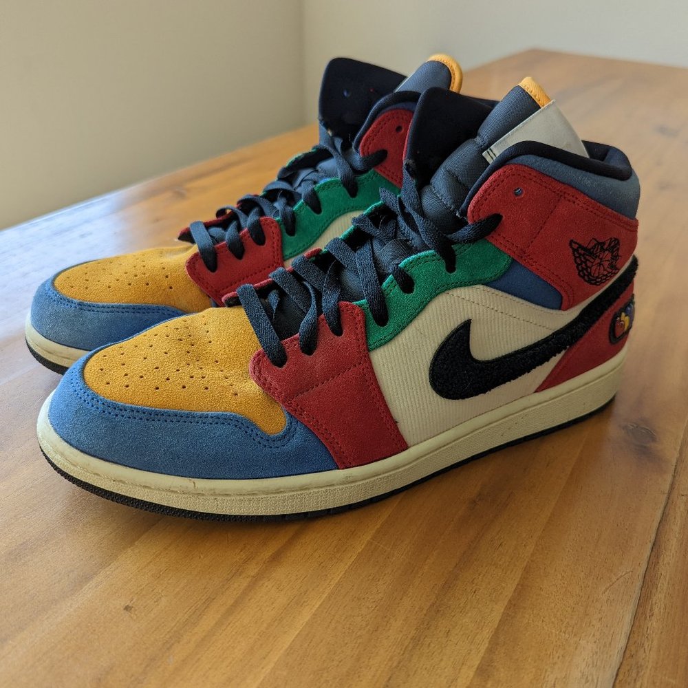 AIR JORDAN 1 MID SE "FEARLESS BLUE THE GREAT" - Size 12